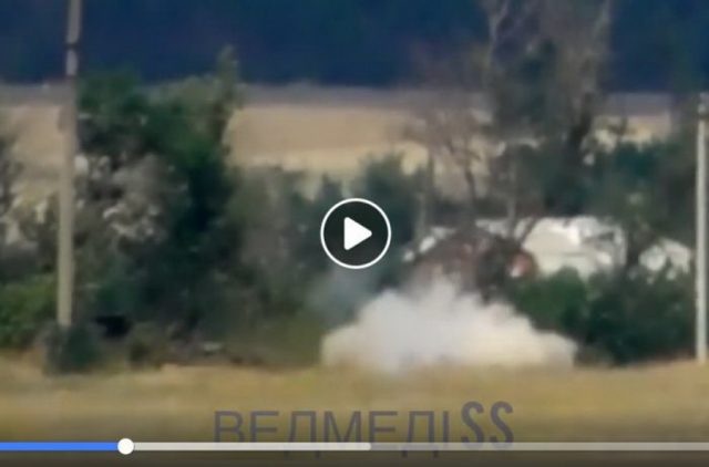 ВСУ ракетой уничтожили позиции боевиков на Донбассе: ВИДЕО попало в Сеть