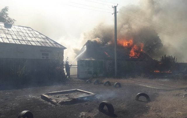 Пожар на Харьковщине: 52 человека эвакуированы
