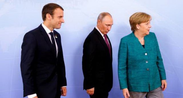 Путин, Меркель и Макрон поговорили об Украине без участия самой Украины