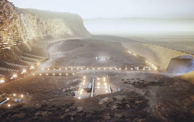 Архитекторы презентовали план мегаполиса на Марсе