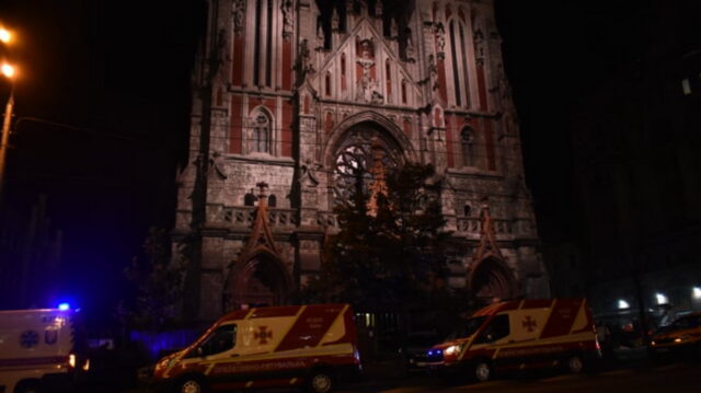Горел Костел Святого Николая в Киеве: поврежден орган