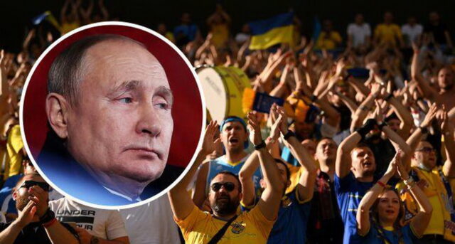 Під час матчу Україна-Росія вболівальникам заборонили співати «Путін — х*ло»